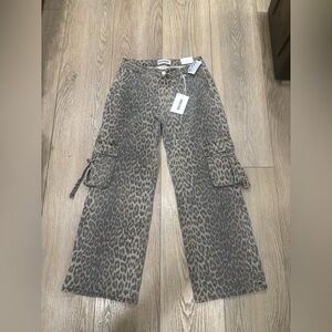 Disclosure. Animal Print Trousers. Size 7/28